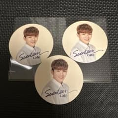 seventeenカフェ 2017 ウジ コースター woozi 3枚セット - メルカリ