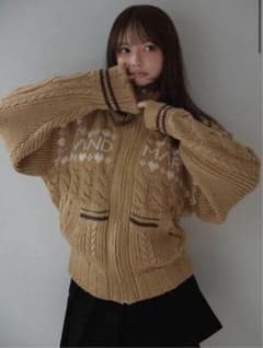andmary Mary knit cowichan camelのサムネイル