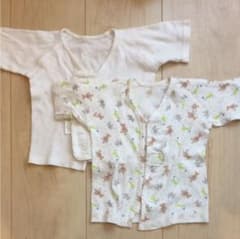新生児 短肌着 コンビミニ 美品のサムネイル