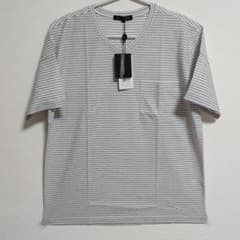 H.L. 半袖Tシャツ ボーダー ポケット付 Lのサムネイル