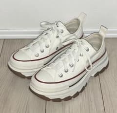 23.5cm 良品 CONVERSE ALLSTAR TREKWAVE OX 白