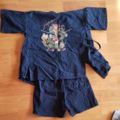 甚平　男の子　120　龍のサムネイル