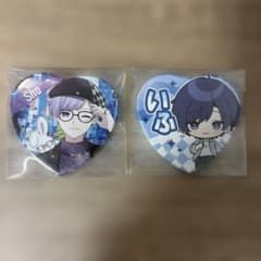 いれいす 初兎 if ハート缶バッジ 2種 - メルカリ