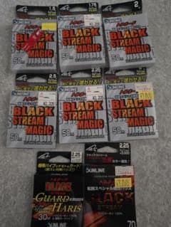 SUNLINE BLACK STREAM MAGIC 釣り糸 まとめ売り SUNLINE BLACK STREAM MAGIC 釣り糸 まとめ売り - メルカリ