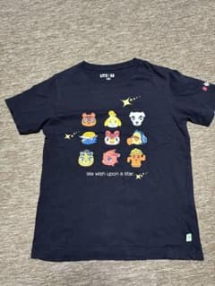 UNIQLO UT あつまれ どうぶつの森 Tシャツ ネイビー 140のサムネイル