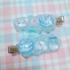 ホイップデコ♡ヘアピン♡マカロンわんちゃんのサムネイル