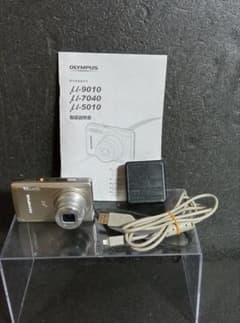 ★値下げ★OLYMPUS μ5010 シルバー 動作確認済 取説付き　コンデジのサムネイル