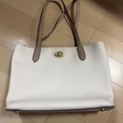 COACH トートバッグ ホワイト ベージュのサムネイル