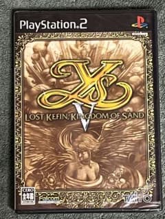 新品未開封 PS2 イースV ロスト ケフィン キングダム オブ サンドのサムネイル