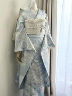 高級　振袖フルセット　水色　桂由美柄 高級 振袖フルセット 水色 桂由美柄 - メルカリ
