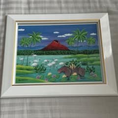 ビン・カシワ 直筆サイン入り絵画 - メルカリ