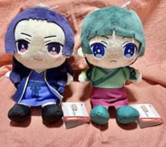 薬屋のひとりごと　みにコレ！おすわりぬいぐるみ　2種セット　猫猫　壬氏