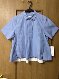 新品 sacai ストライプシャツ 26-08699 サイズ1 - メルカリ