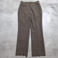 グレージュ センタープレスパンツ vintageのサムネイル