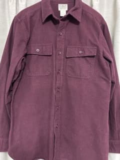 L.L.Bean パープル長袖シャツ Mのサムネイル