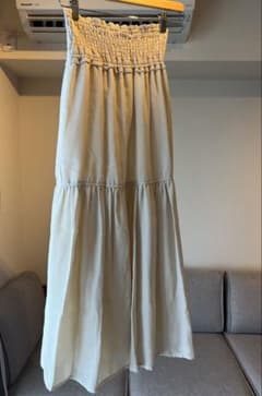 Ray BEAMS シャーリング ロングスカートのサムネイル