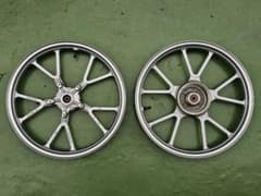 スーパーカブ110(JA59) 純正ホイール前後セット 新車外し 未走行 