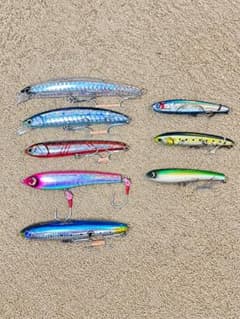 【青物用プラグ】ダイペン　ミノー　8点セットのサムネイル