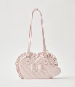 charmy heart quilting bag ピンクのサムネイル