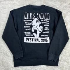 AIR JAM 2016 限定スウェット XL 黒 フェス グッズ 豪華メンツ - メルカリ