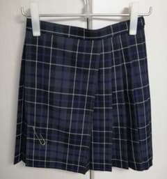 プリーツスカート 高校 制服 紺のサムネイル
