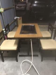 お好み焼き お好み焼きテーブル 鉄板 テーブルのサムネイル