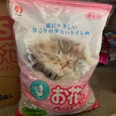 お花畑　ペーパーサンド　猫砂　6袋(1ケース)のサムネイル