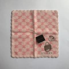 CELINE タオルハンカチ（小さめ）ピンク色のサムネイル