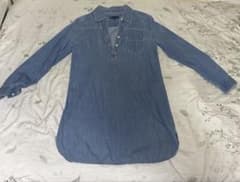 Gap デニムシャツ 長袖 ライトブルー XSのサムネイル