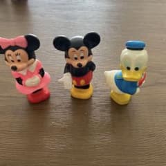 Mickey Mouse Donald Duck Minnie Figure Doll Retro