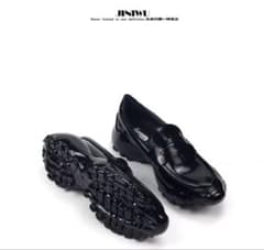 JINIWU ブラックローファー 26.5のサムネイル