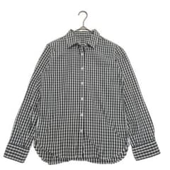 ギンガムチェック 長袖シャツ 無印良品 レディース M 綿100%のサムネイル