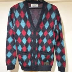 WACKO MARIA ワコマリア モヘアカーディガン ダイヤモンド柄 - メルカリ