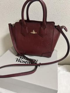 Vivienne Westwood バーガンディ ハンドバッグ ショルダーバッグのサムネイル