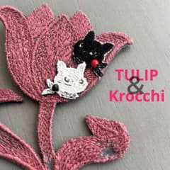 ②134 pjc ブローチアクセサリー ハンドメイド ミナペルホネン猫好きな