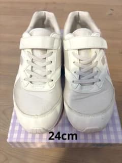 お値下げしました　Moonstar スニーカー24.0cm ホワイトのサムネイル