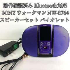 動作確認済 SONYウォークマン NW-S764 8GB スピーカーバイオレット