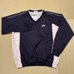 YONEX Vネック ウィンドブレーカー ネイビーのサムネイル