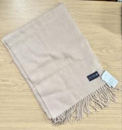【新品タグ付き】PURE WOOL ストール ベージュのサムネイル