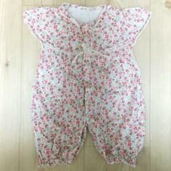 小花柄 半袖ロンパースのサムネイル