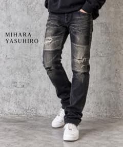 MIHARA YASUHIRO クラッシュ デニムパンツ 46 日本製 S〜M - メルカリ