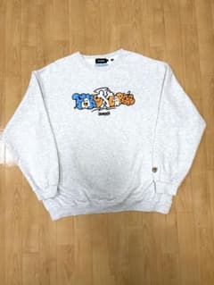 XLARGE グラフィティロゴ クルーネックスウェット 22AW グレー　XLのサムネイル
