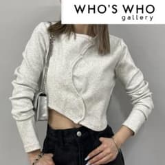 WHO'S WHO gallery ウェーブリブトップスのサムネイル