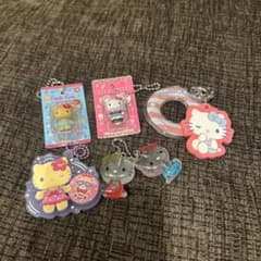 ハローキティ キーホルダー 5点セット　ガチャガチャのサムネイル