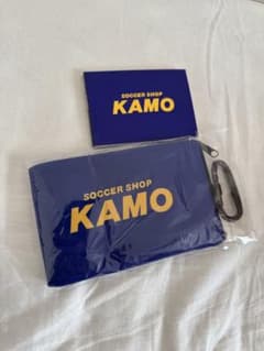サッカーショップKAMO オリジナルポーチ カラビナ付き　メモ帳も付きます！のサムネイル