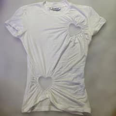 AMBUSH ハートカットアウト Tシャツ ホワイト AMBUSH ハートカットアウト Tシャツ ホワイト XS - メルカリ