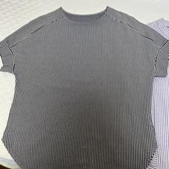 ストライプ柄 半袖Tシャツ クルーネックMサイズ少し細め。のサムネイル