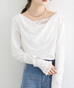 mystic レースドッキングオフショルロンTのサムネイル