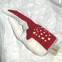 カニの爪　ぬいぐるみ　BIG　ぬいぐるみ　FANS 赤　グローブ