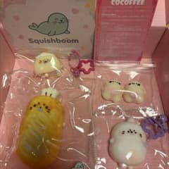 K*様 COCOFFEE スクイーズ　セット アザラシ Squishboom コのサムネイル